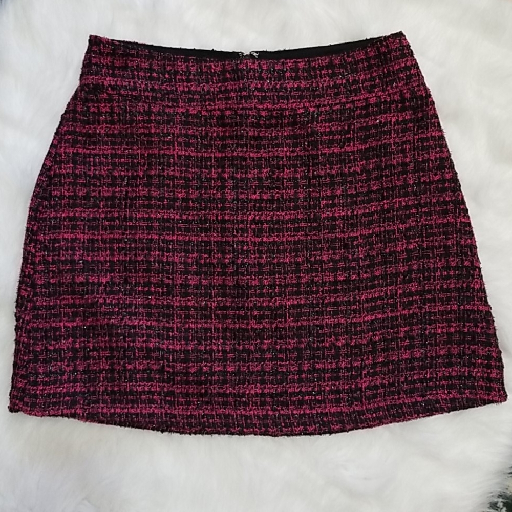 Maison Jules skirt pink & black size 6